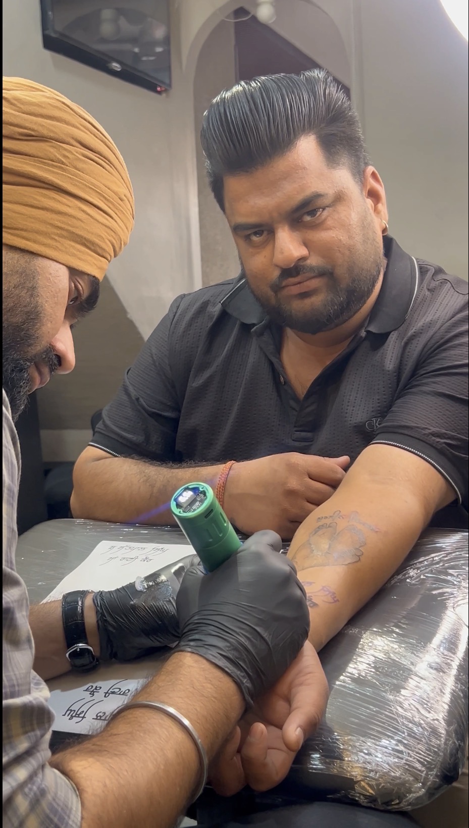 Custom forearm tattoo Bathinda