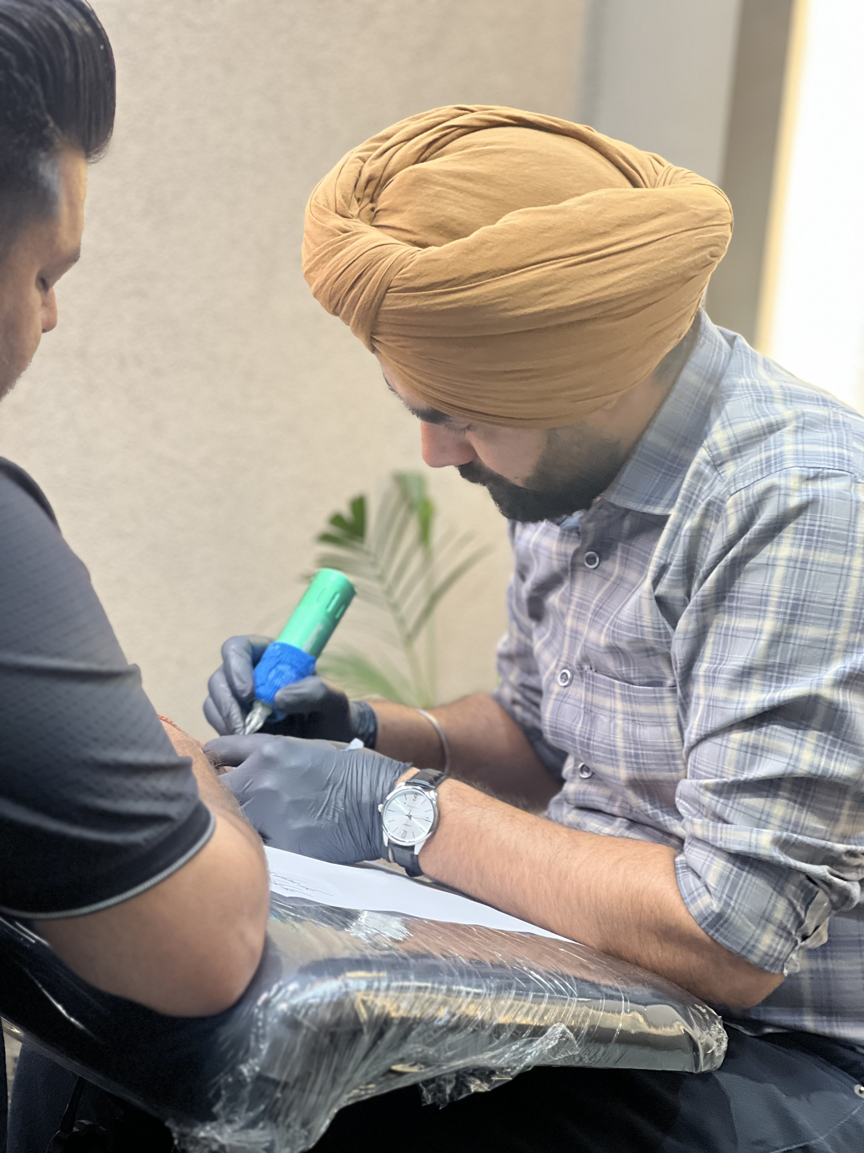 Studio session — The Mark tattoo Bathinda