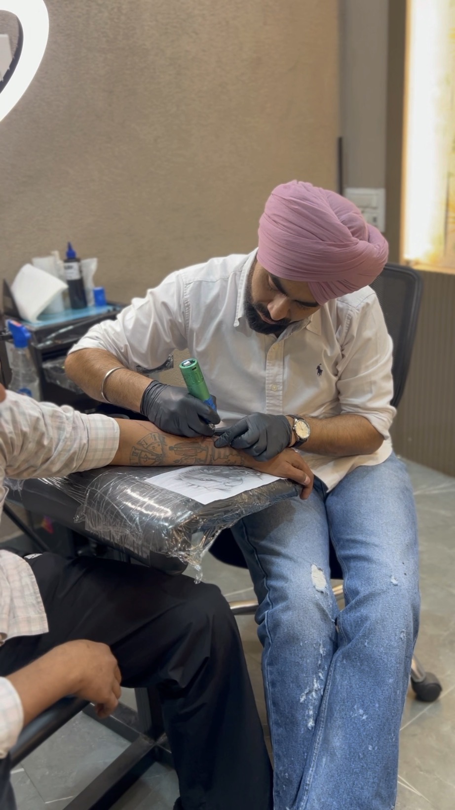 Pushminder tattooing — The Mark Bathinda Punjab